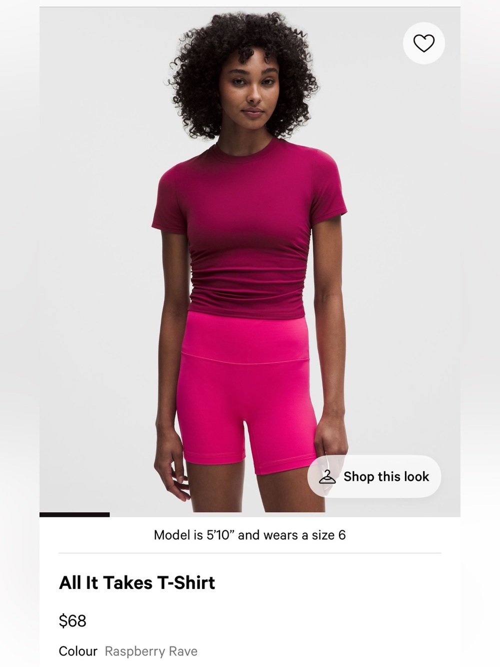 Lululemon All It Takes T-shirt